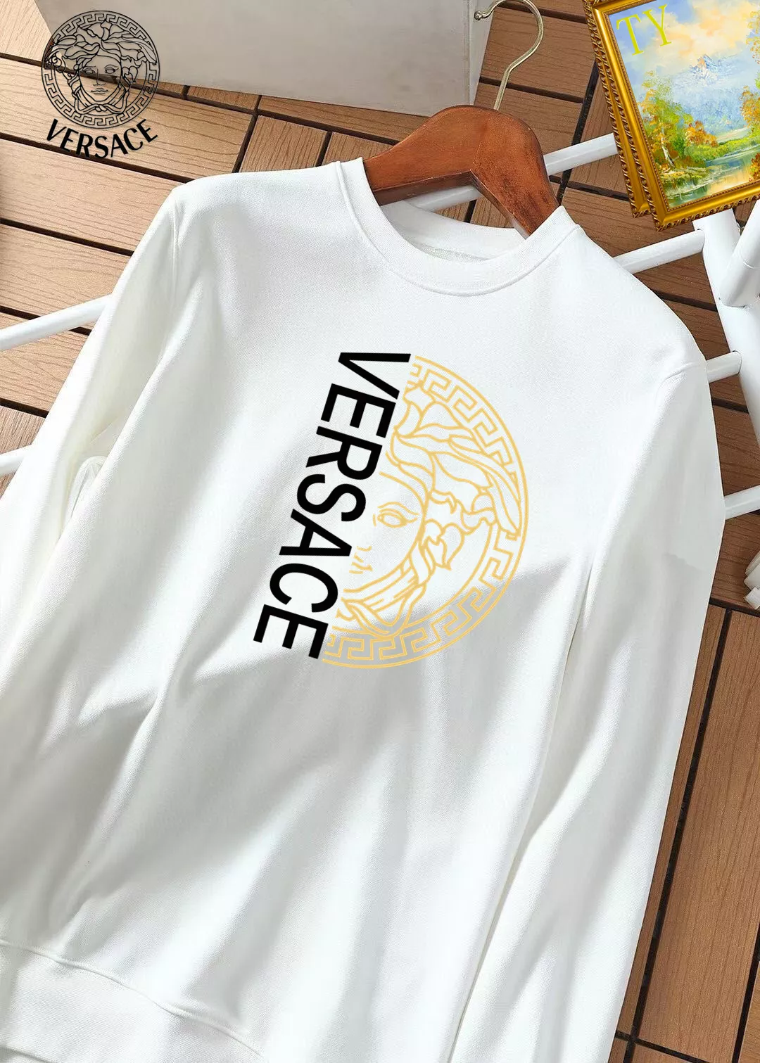 versace sweatshirt manches longues pour homme s_12b20252